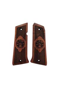 Arslantaş Llama 1911 45 Acp / 9mm. Uyumlu Özel Model Ceviz Lazer Kesim Ahşap 2021-29