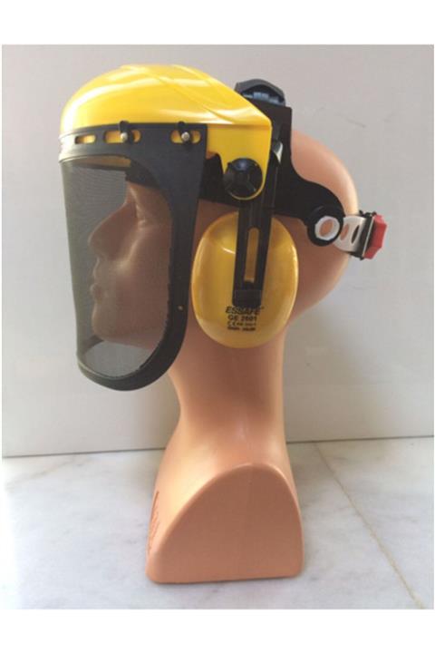 Essafe Alınlık + Kulaklık + Tel Örgü Vizör