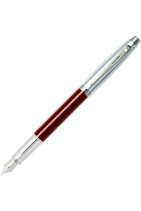 Sheaffer 9307-0 Shfr 100 Kırmızı Gövde,krom Kapak,nikel Klips Dolma Kalem