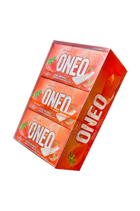 Oneo Çilek Aromalı Sakız 27 Adet X 14 G