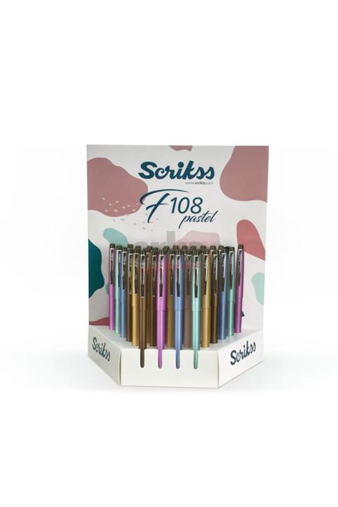 Scrikss F 108 Tükenmez Kalem 36'lık Kutu
