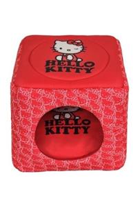 Hello Kitty Taşıma Çantası 3 Fonkiyonlu Küp Kedi Evi&yatağı Kırmızı