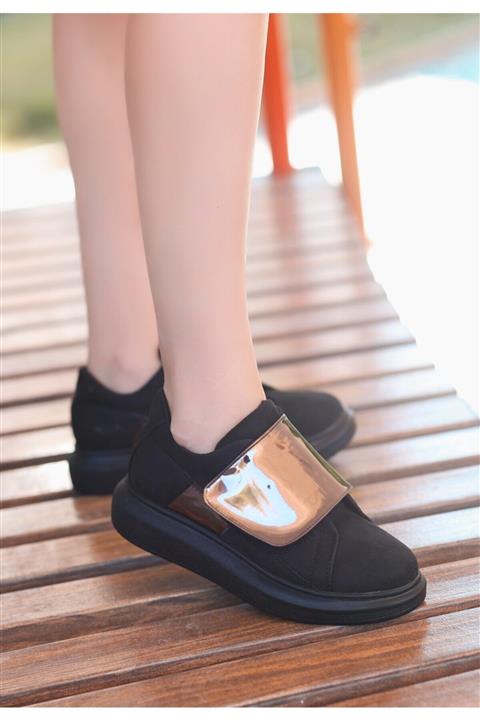 salsar Tori Siyah Süet Spor Ayakkabı