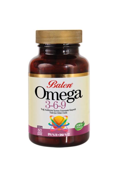 Balen Omega 3-6-9 Yağı Asitleri 1585 Mg 60 Kapsül