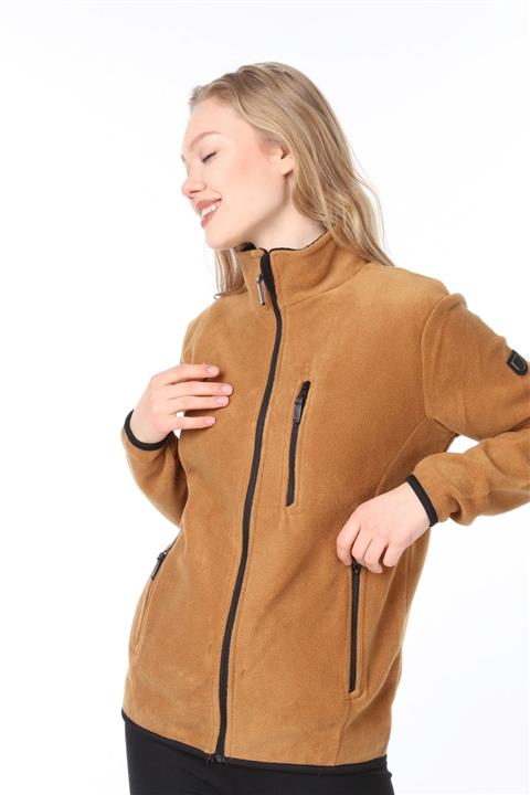 GHASSY CO. Kadın  Camel Softshell Polar  869866011