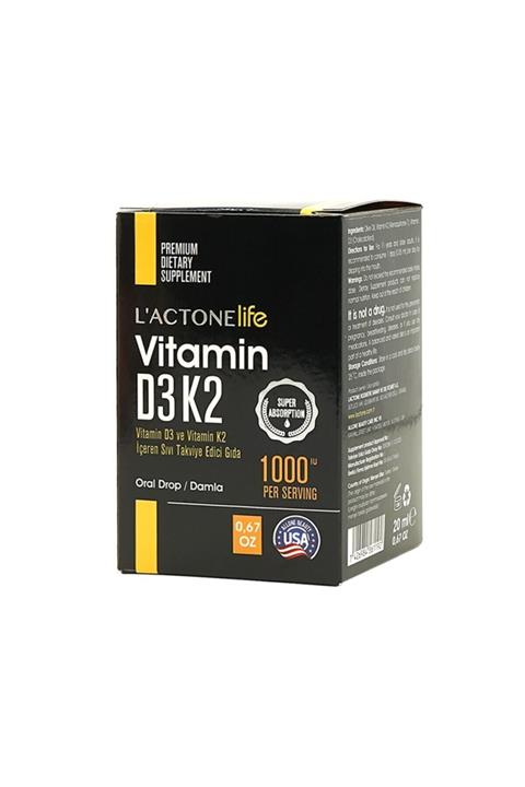 L'ACTONE Life D3 K2 Damla 20 ml