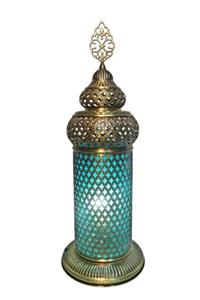 the istanbul lamp Osmanlı Dekoratif Sarı Pirinç Masa Lambası O1211ytk