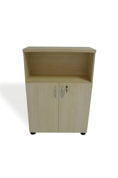 VENA Yarım Kapak Ofis Dosya Dolabı 80x35x115cm Akçaağaç