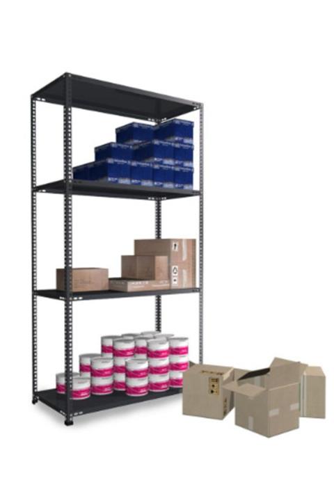 Mekoraf 59 X 93 2 Metre 4 Katlı Çelik Raf Sistemi