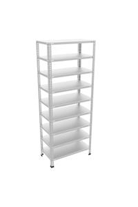 RafBurada 9 Katlı Galvaniz Çelik Raf 0.70 Mm-31x60-250cm