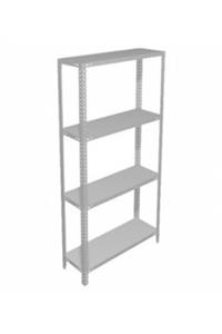 Mekoraf Beyaz 43x93x200 4 Katlı Tek Ünite