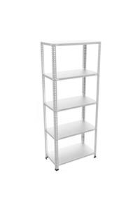 RafBurada 5 Katlı Galvaniz Çelik Raf.Depo,Kiler,Arşiv,Dosya Rafı 1.00 MM-31X93-200cm