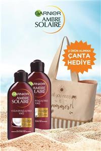 Garnier Ambre Solaire Yoğun Bronzlaştırıcı Yağ Gkf2 200 ml 2'li Set