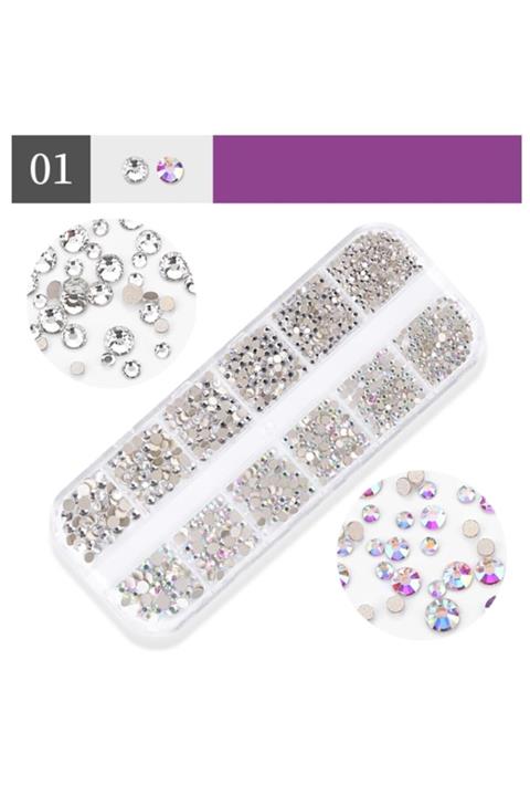 Pinpai Tırnak Süsleme Nail Art Taş F608-1