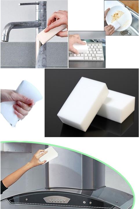 Markafox Bulaşık Süngeri Magic Sponge Sihirli Sünger (2 Adet)