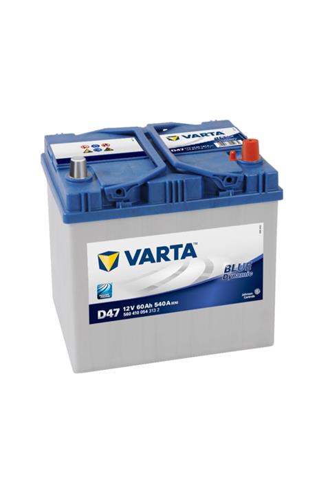Varta 12v 60 Ah Amper 540a Akü Blue Dynamic D47 (yüksek-düz)