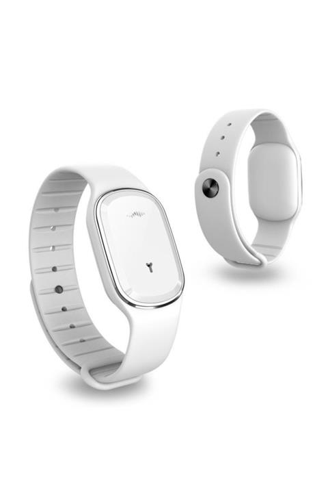 Yui Beyaz Ultrasonik Sivrisinek Kovucu Saatli Bileklik
