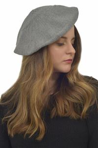 LABALABA KADIN BERET MODEL GRİ ŞAPKA