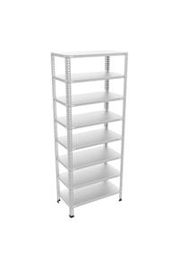 RafBurada 8 Katlı Galvaniz Çelik Raf 1.00 Mm-43x75-250cm