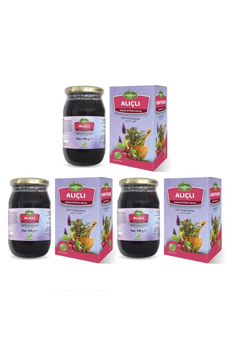 Mindivan Alıçlı Bitkisel Bal Karışımı 350 f X 3 Adet