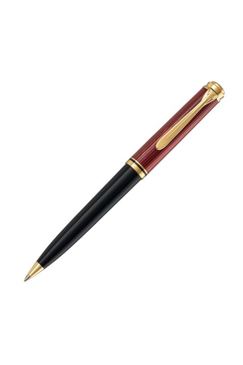 Pelikan Souveran Tükenmez Kalem Bordo-siyah K600