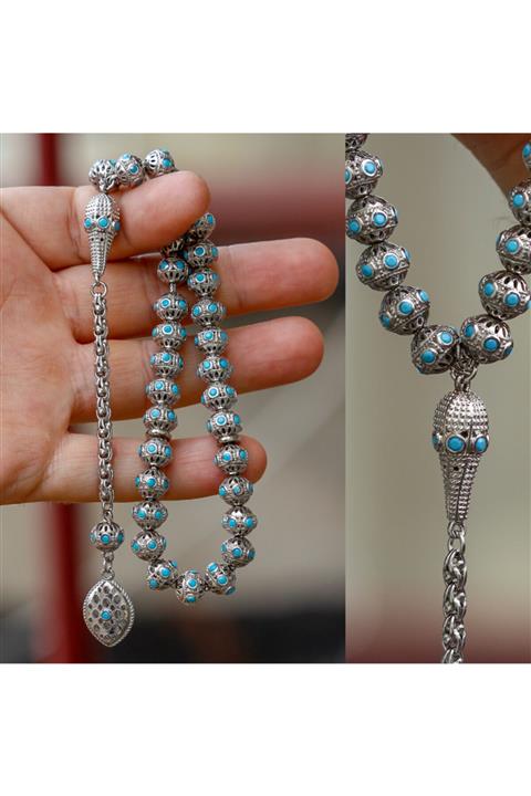 TESBİHCİBABA Özel Tasarım 925 Ayar Gümüş Tesbih Tb7015