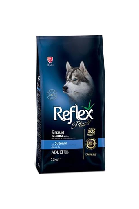 Reflex Plus Somonlu Yetişkin Köpek Maması 15 kg