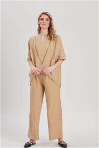 YLondon Kadın Camel Tunik Takım YL-BL99799