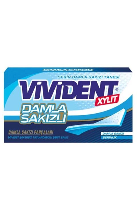 Vivident 14'lü Damla Sakızlı Cüzdan Sakızı 18x33 gr