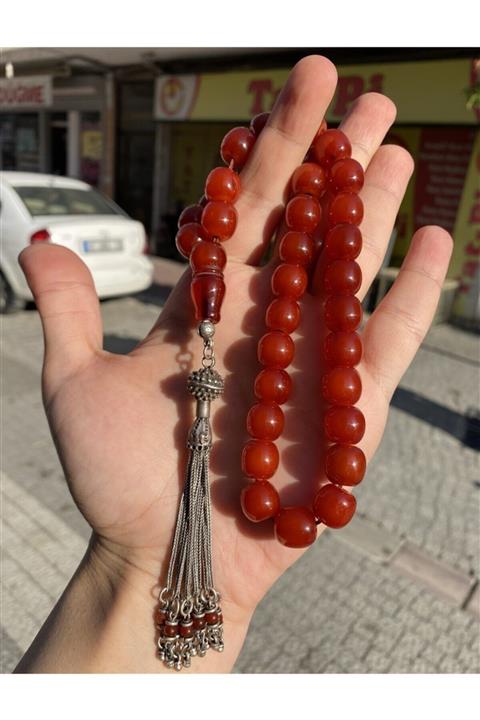 Kevser Antik Tesbih Osmanlı Kehribar Faturan