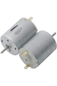 mobilreyon - 2 Adet Dc Motor 3v - 12v , Eğitici Elektrik Motoru , Deney , Hobi