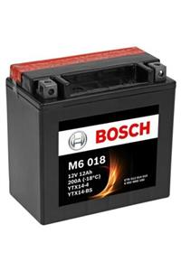 Bosch 12 V 12ah M6018 Ytx14-bs Motosiklet Ve Mercedes Besleme Aküsü