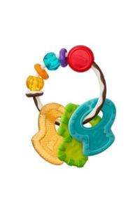 Infantino Unisex Bebek Yeşil Kaydır Ve Çiğne Dişlik Anahtarlık