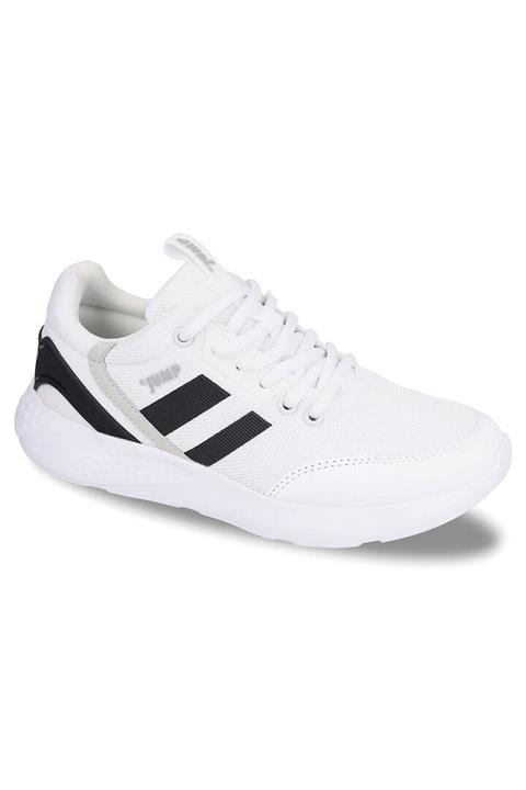 Jump Unısex Beyaz Bağcıklı Spor Ayakkabı