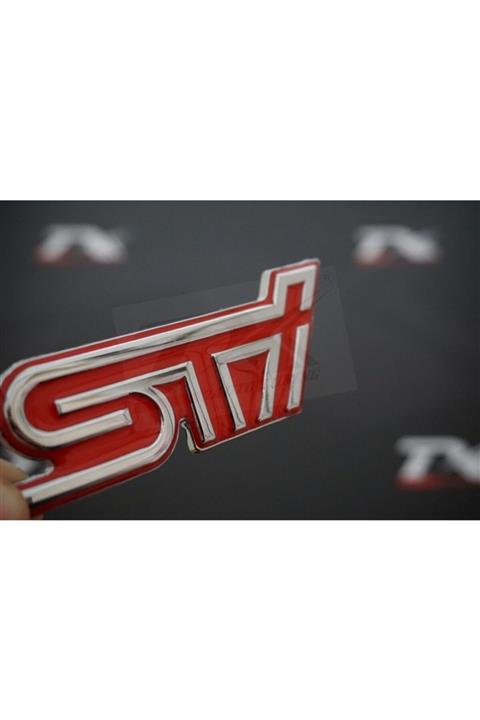 Subaru Sti Krom Metal 3m 3d Bagaj Yazı Logo