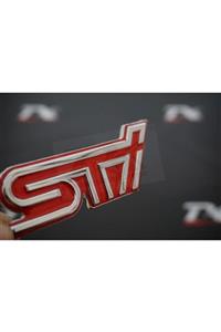 Subaru Sti Krom Metal 3m 3d Bagaj Yazı Logo