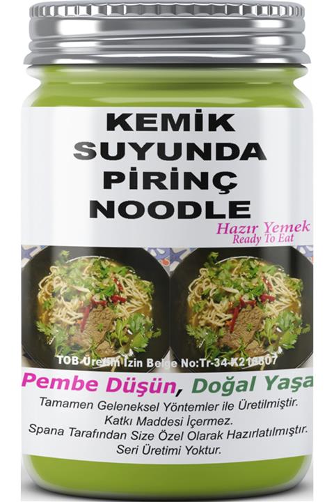 SPANA Kemik Suyunda Pirinç Noodle Ev Yapımı Katkısız 330gr