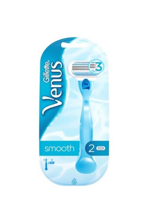 Gillette Venus Smooth 1 Gövde + 2 Başlık