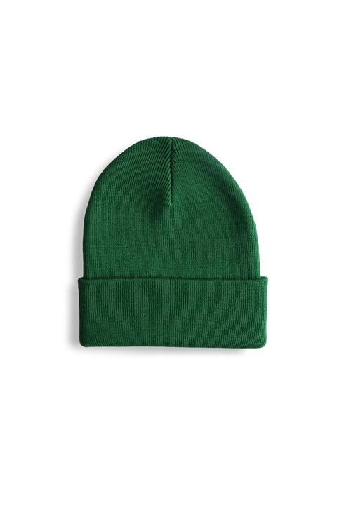 KEBB ELDİVEN Unisex Yeşil Düz Klasik Bere