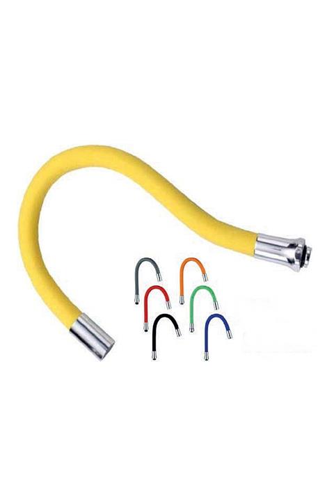 Satış Diyarı Esnek Boyun Kubar Silikonlu Düz Musluk Başlığı