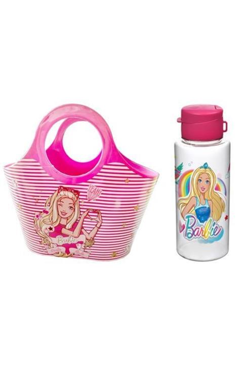 KaktüsKedi Barbie Çocuk Çantası Matara Seti 714229