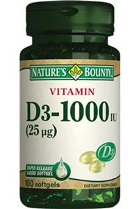 Nature's Bounty Vitamin D3 1000 Iu 100 Softjel