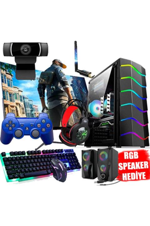 Dmc (PUBG MOBİL,GTA 5 ) I5 3470,16gb RAM, 480GB SSD,GT1030 GDDR5,23'8 Oyun Bilgisayarı