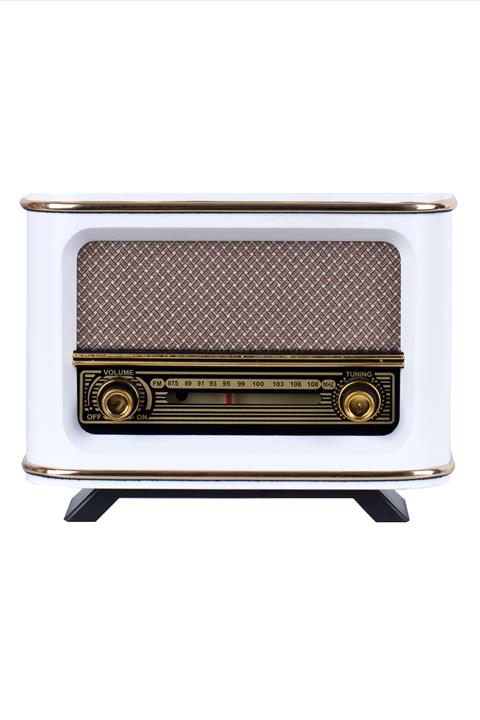 Technoi Şarj Edilebilir Nostarjik Ahşap Radyo