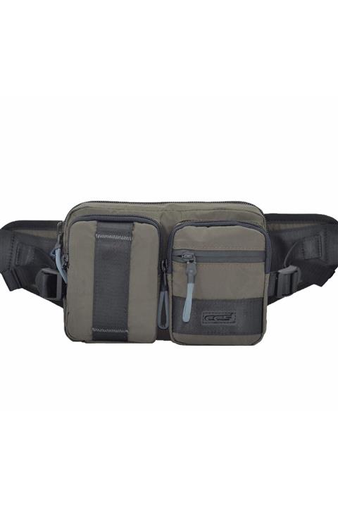 ÇÇS Su Geçirmez Fonksiyonel Bel Çantası Kahve