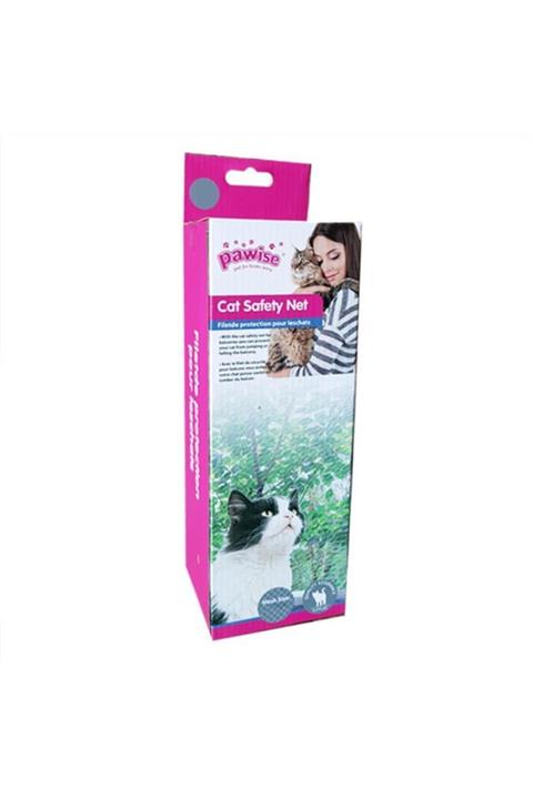 Pawise Balkon Kedi Koruma Şeffaf Ağ 2x1,5m