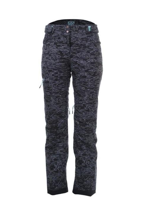 WEDZE Kadın Snowboard Ve Kayak Pantolonu Kamuflaj Desenli  Su Geçirmez Isı Yalıtımlı