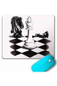 Kendim Seçtim Satranç Zeka Oyunu Şah Mat Vezir Chess Santranç Mouse Pad