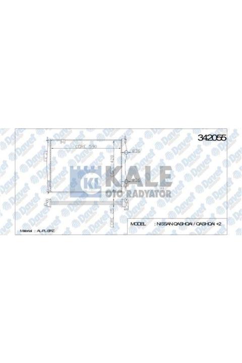 Parçafoni Su Radyatoru Nıssan Qashqaı / qashqaı +2 1.6 / 2.0 07 Al/pl/brz Manuel-otomotı