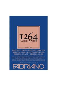 Fabriano 1264 Bristol Smooth Çok Amaçlı Pürüzsüz Bristol Çizim Defteri Blok 200 Gr. A3 50 Yp.